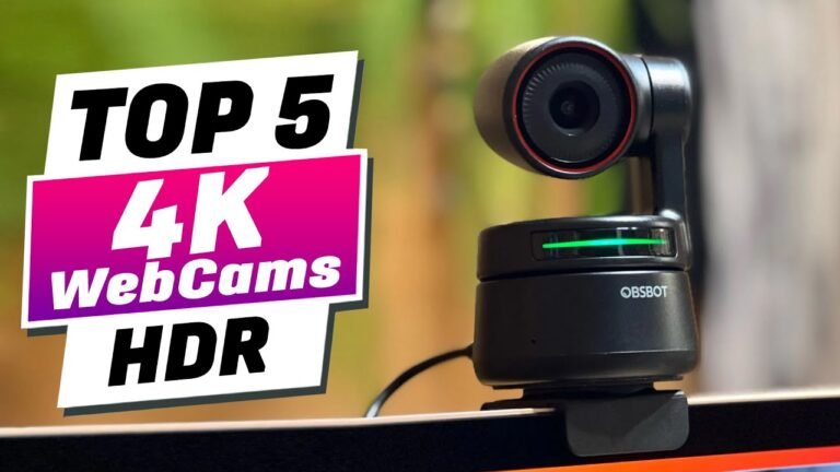 Top 5 Best 4K HDR WebCams 2024