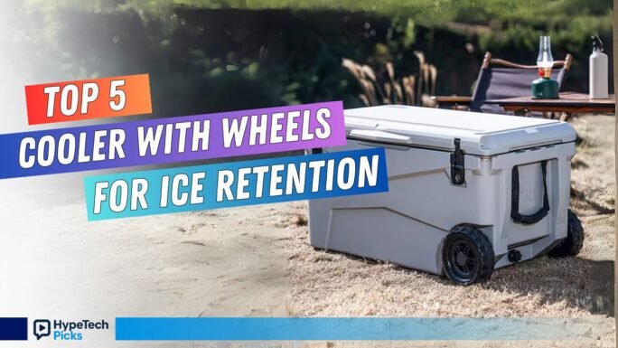 Cooler for Ice Retention with Wheel